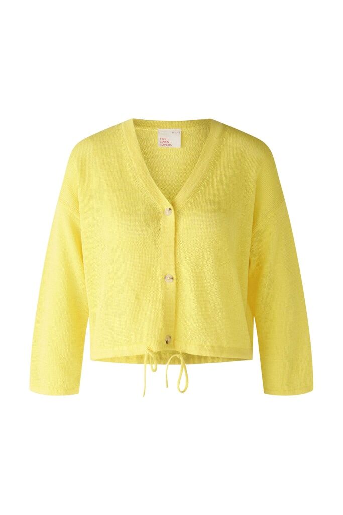 Oui Strickjacke 100% Leinen Oui Strickjacke 100% Leinen