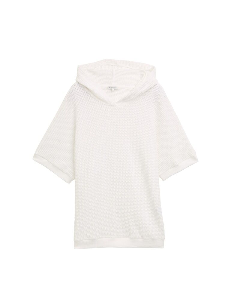 Tom Tailor Hoodie Sweatshirt mit Kurzarm