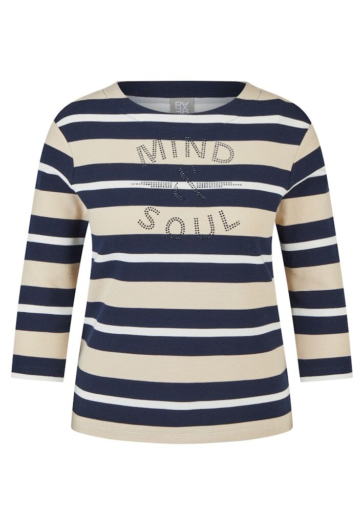 Langarmshirt mit Streifenmuster