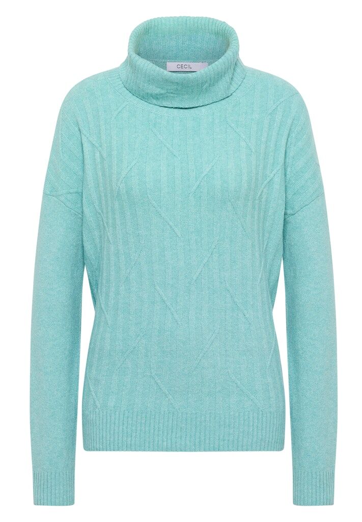Struktur Rollkragenpullover Struktur Rollkragenpullover
