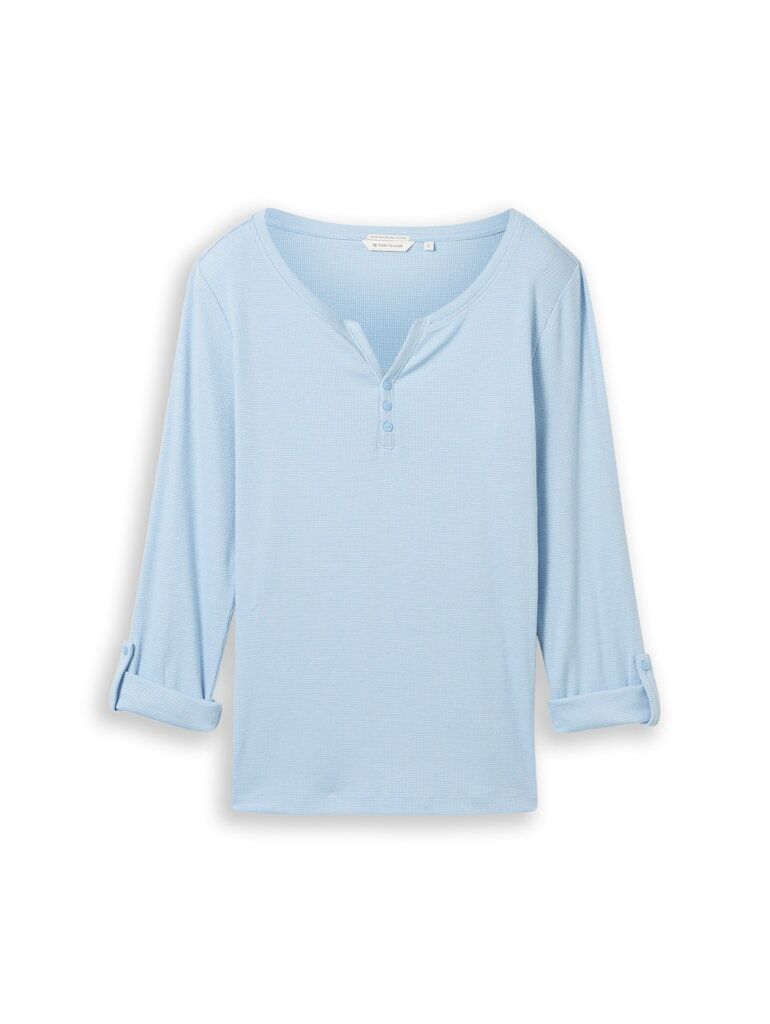 Tom Tailor Langarmshirt mit Turn-Up-Sleeve Tom Tailor Langarmshirt mit Turn-Up-Sleeve