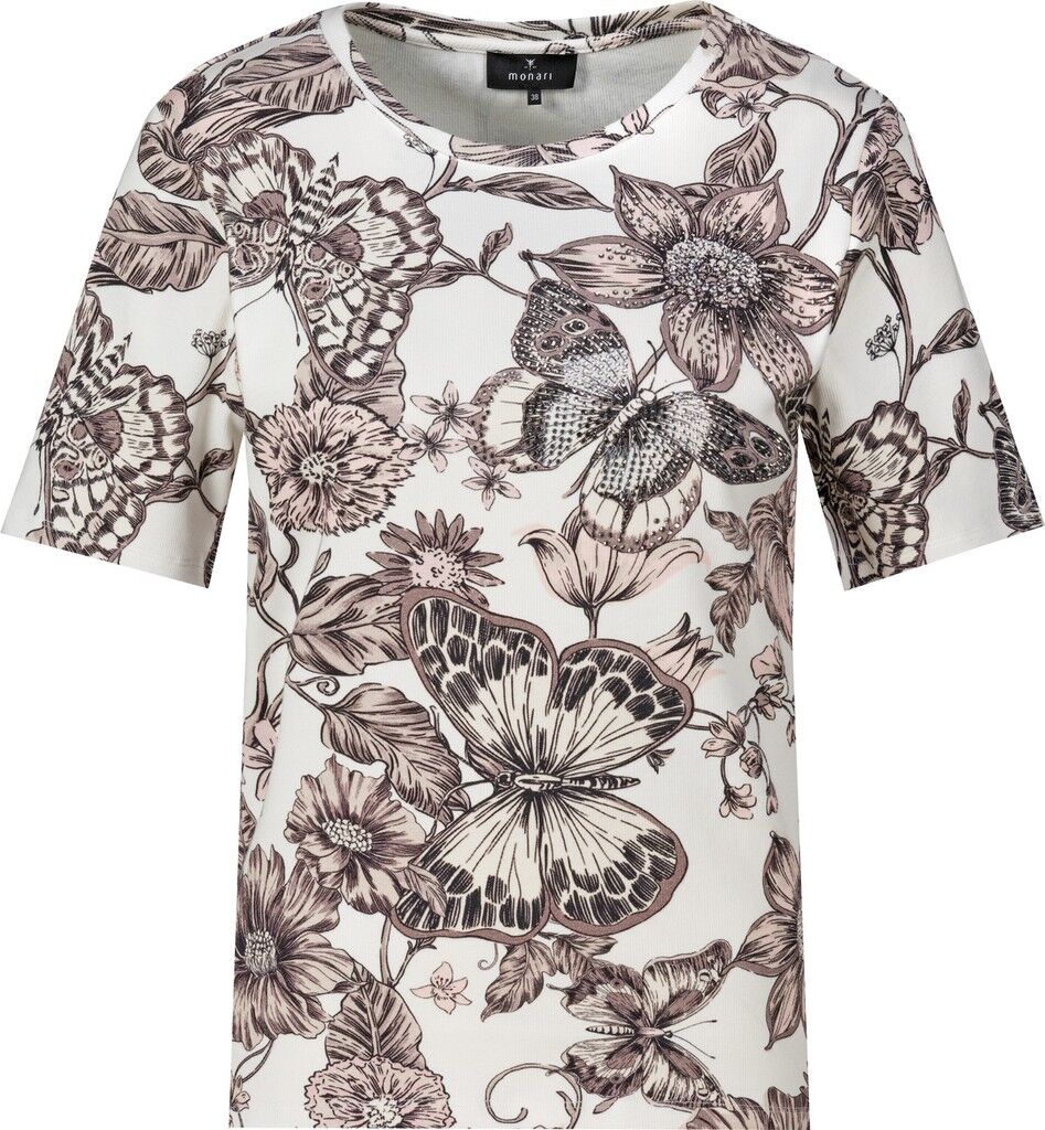 T-Shirt mit Blumenmuster T-Shirt mit Blumenmuster