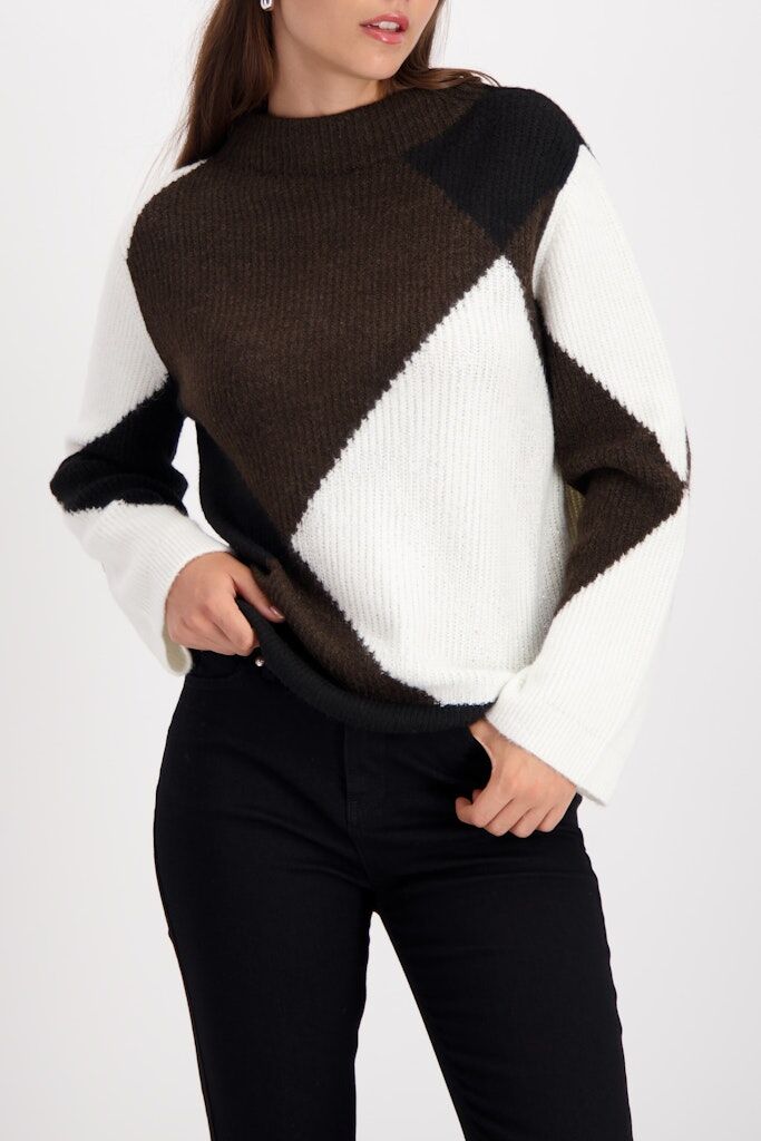 Pullover mit Rautenmuster