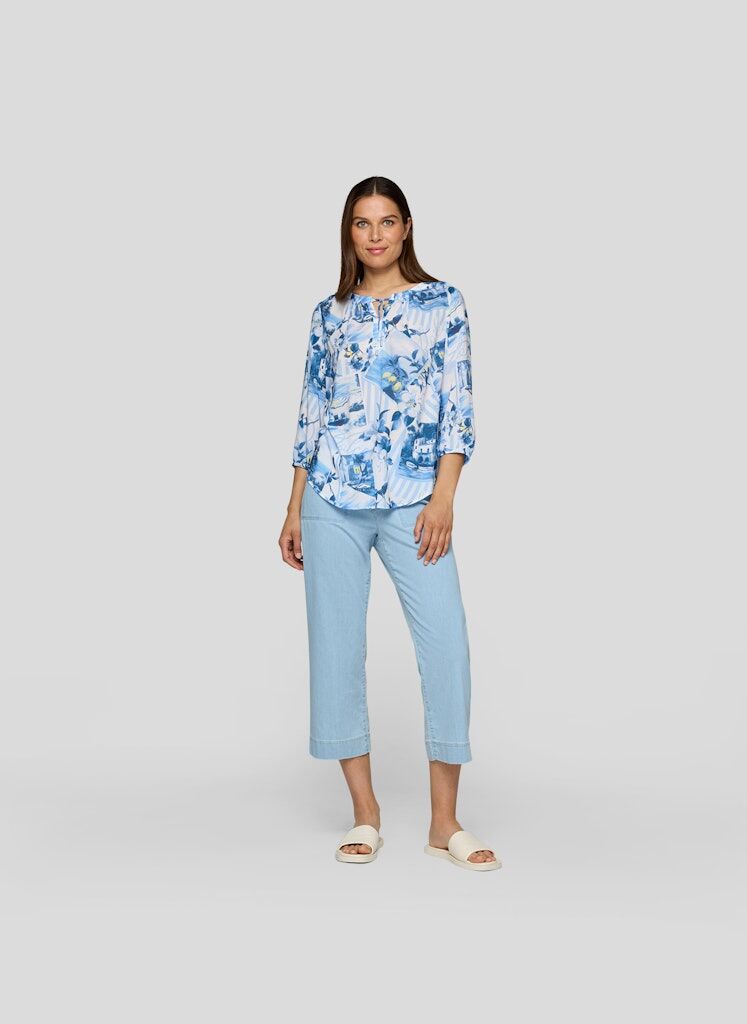 Bluse mit Allover-Print Bluse mit Allover-Print