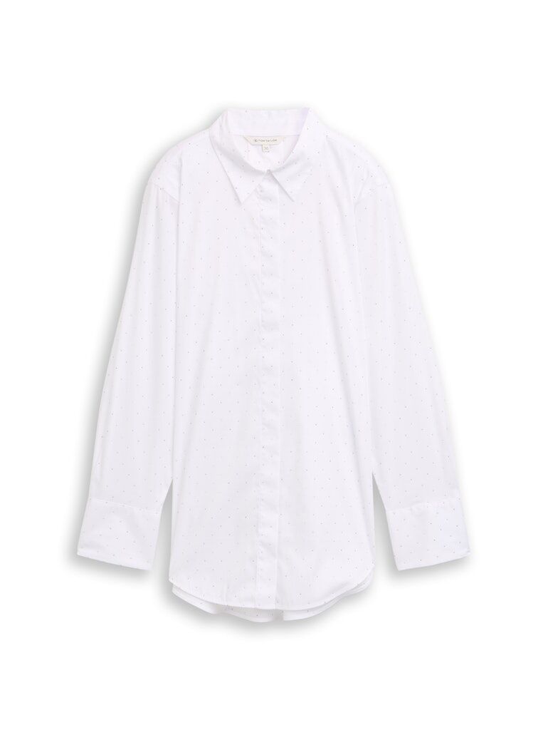 Loose Fit Bluse mit Strasssteinen Loose Fit Bluse mit Strasssteinen