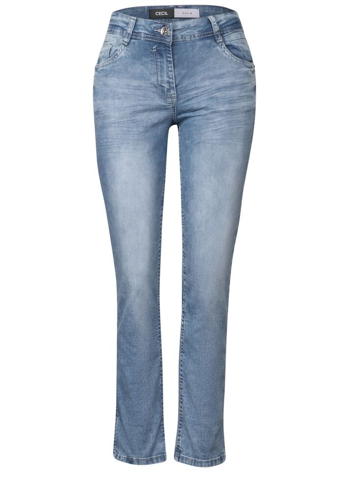 Jeans mit Turn-Up Detail