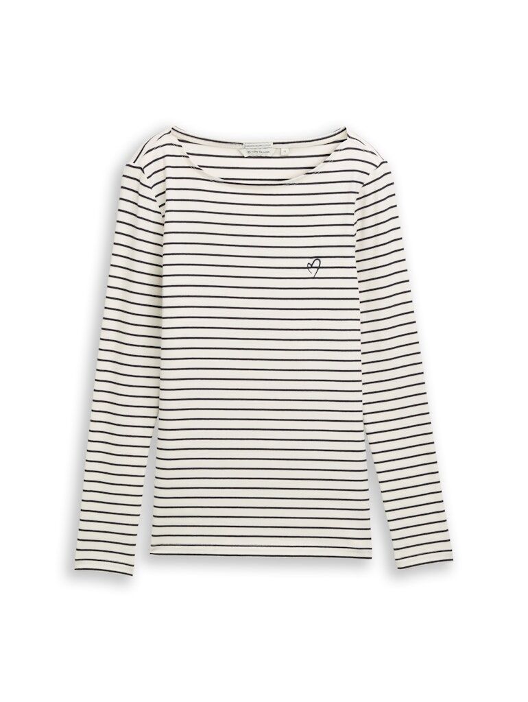 Langarmshirt mit Streifenmuster Langarmshirt mit Streifenmuster