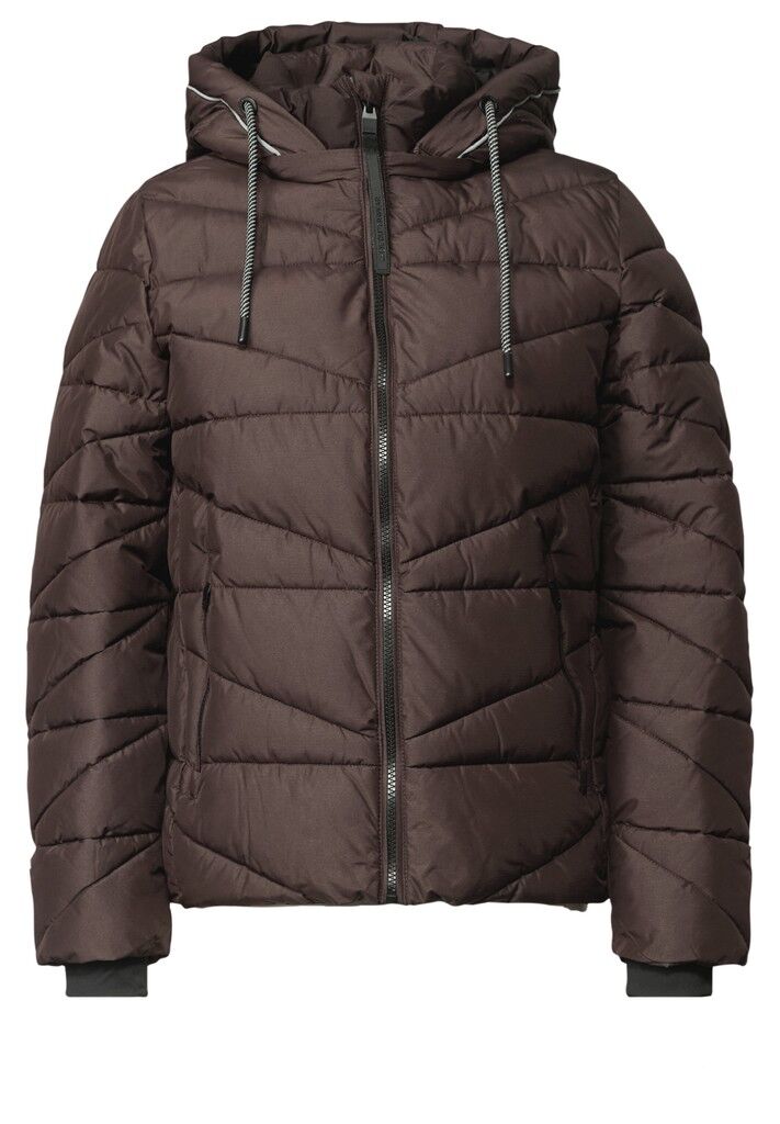 Steppjacke mit Kapuze und Zipper Steppjacke mit Kapuze und Zipper