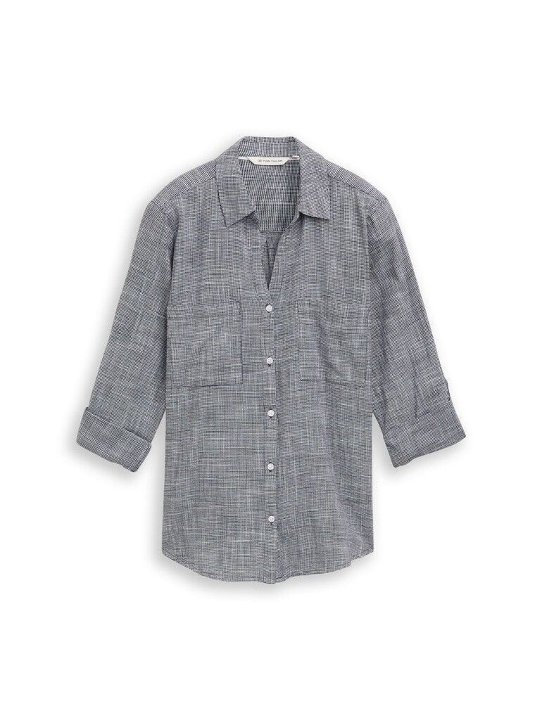 Bluse mit Brusttaschen