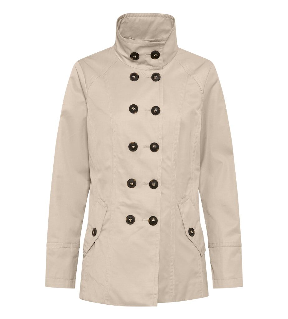 Kurzjacke mit doppelreihiger Knopfleiste Kurzjacke mit doppelreihiger Knopfleiste