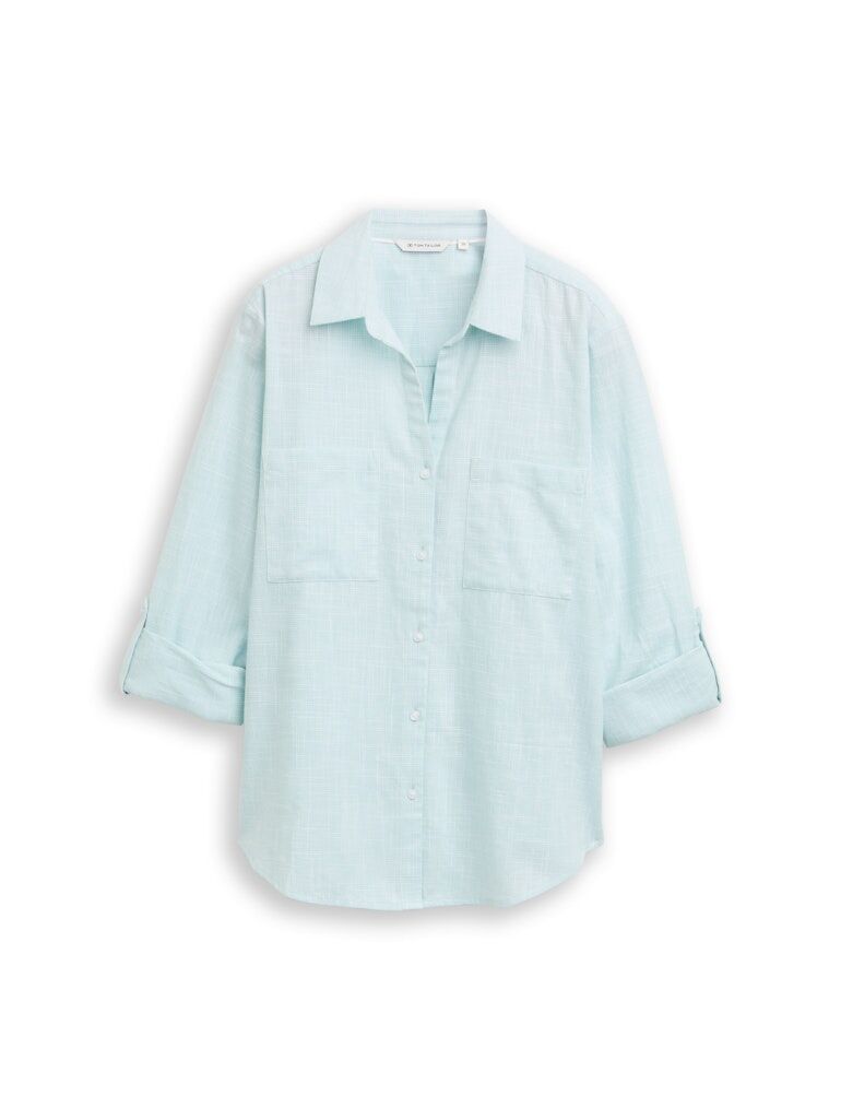 Bluse mit Brusttaschen Bluse mit Brusttaschen