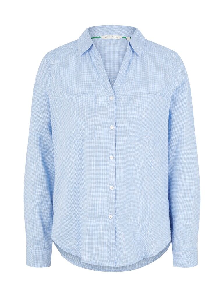 Bluse mit Brusttaschen Bluse mit Brusttaschen