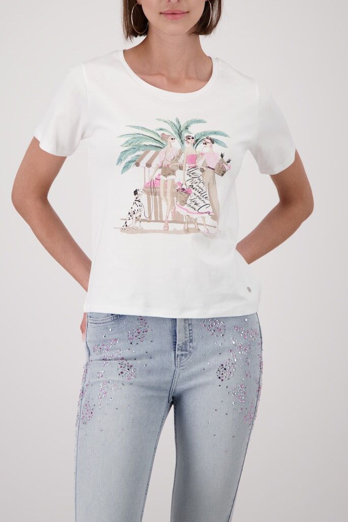 T-Shirt mit Frontprint