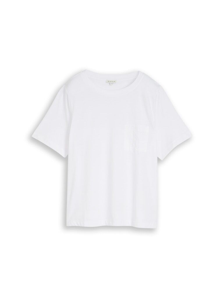 Boxy Fit T-Shirt mit Brusttasche Boxy Fit T-Shirt mit Brusttasche