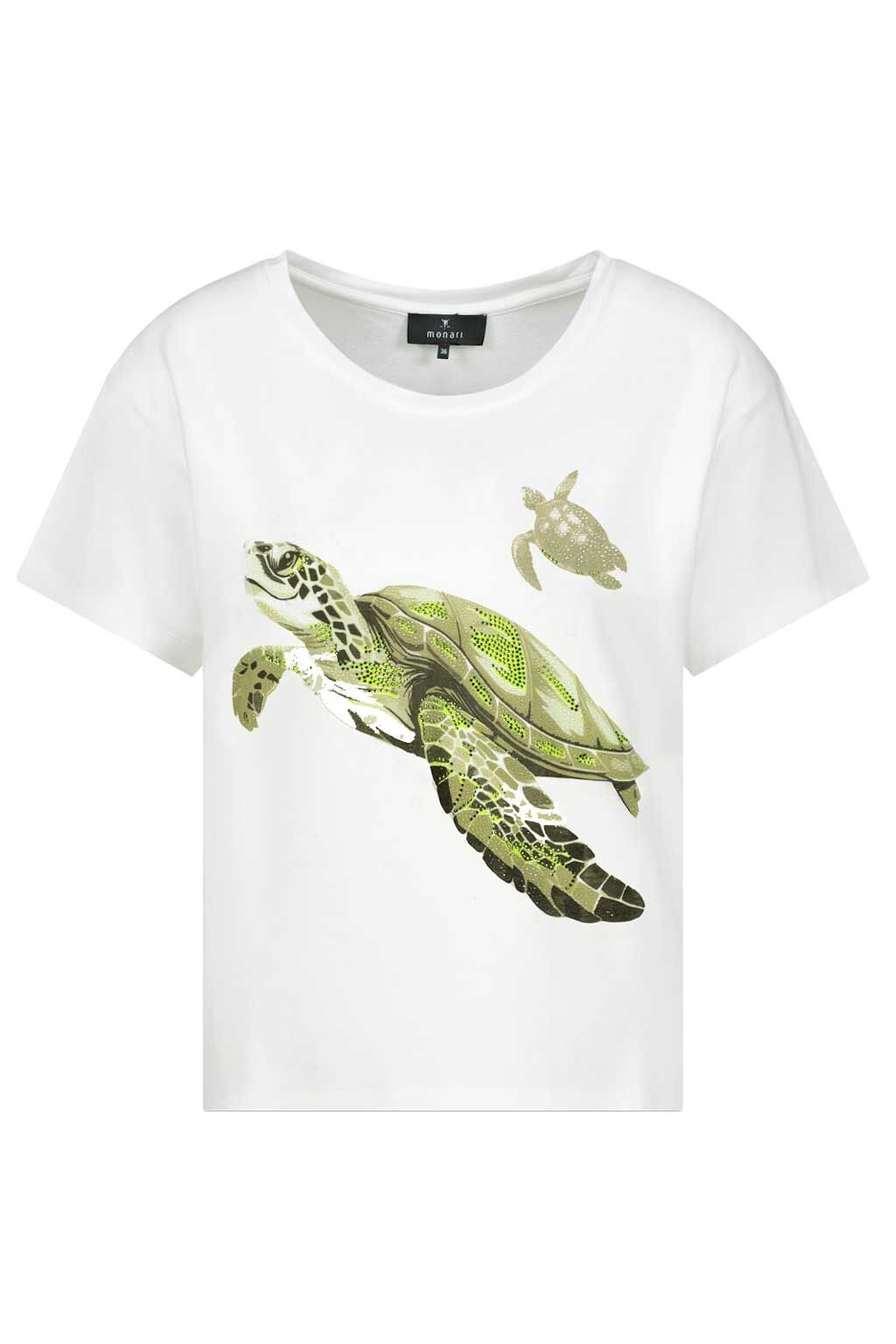 T-Shirt mit Schildkrötenprint