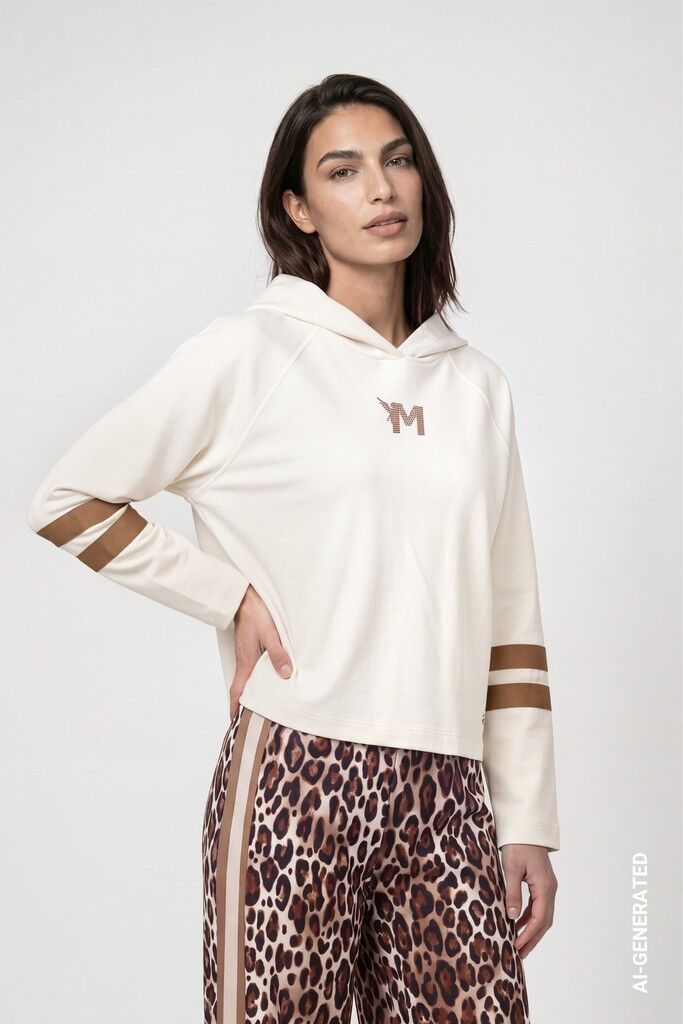 Sweatshirt mit Colorblock-Design