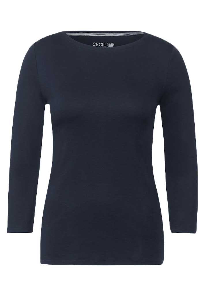 Basic-Shirt in Unifarbe Basic-Shirt in Unifarbe