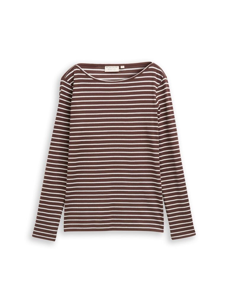 Langarmshirt mit Streifenmuster