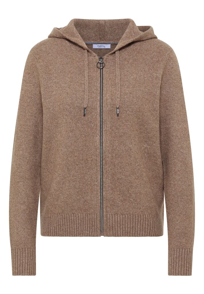 Cosy Cardigan mit Hoodie