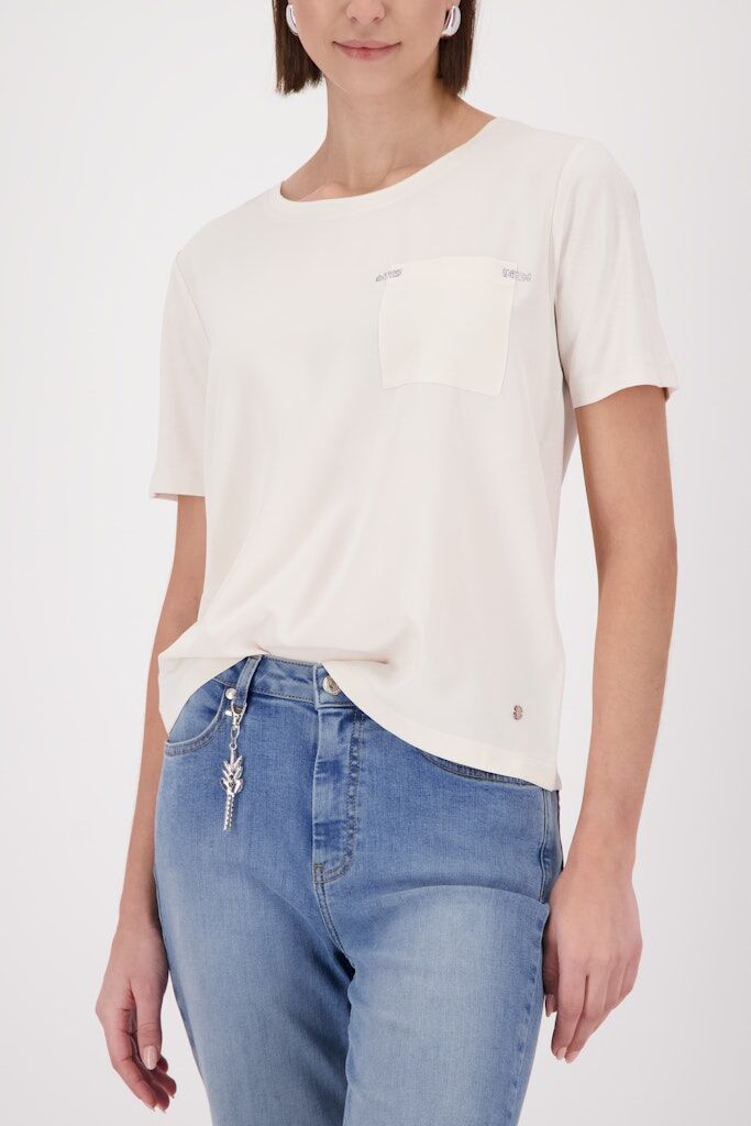 T-Shirt mit Strasssteinen