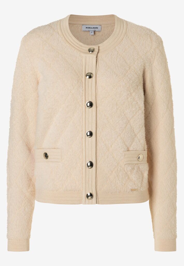 Cardigan mit dekorativen Knöpfen Cardigan mit dekorativen Knöpfen