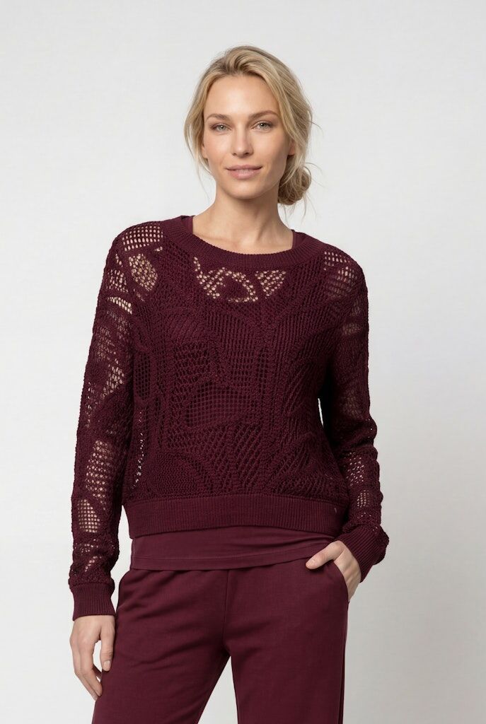Strickpullover mit Cornellymuster