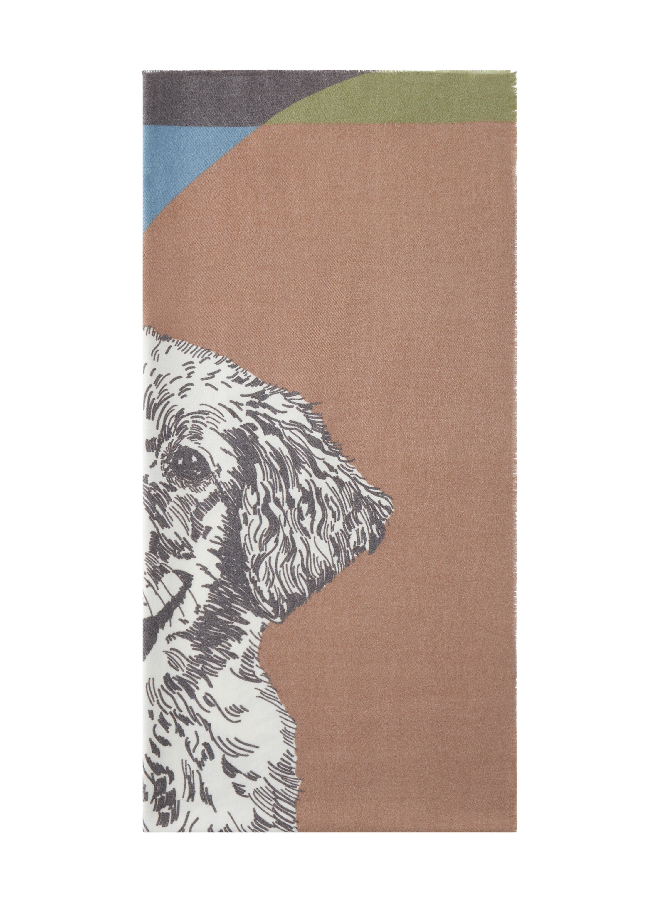 Schal mit Hundeprint