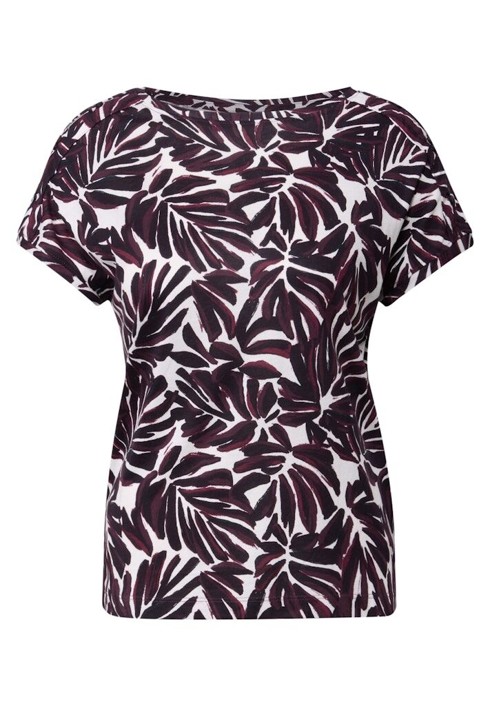 Cecil Print-Shirt mit Knopfdetail
