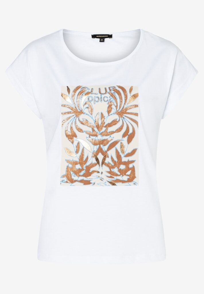 More & More T-Shirt mit Front-Print