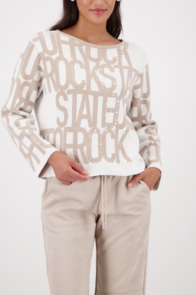 Pullover mit Buchstaben