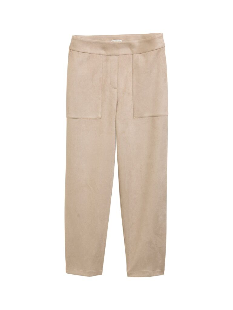 Loose Fit Hose in Wildleder-Optik Loose Fit Hose in Wildleder-Optik