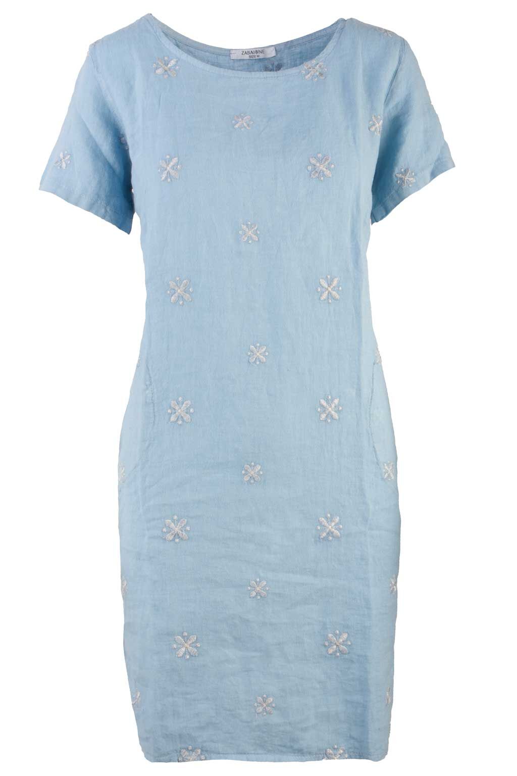 Zabaione Kleid aus Leinen