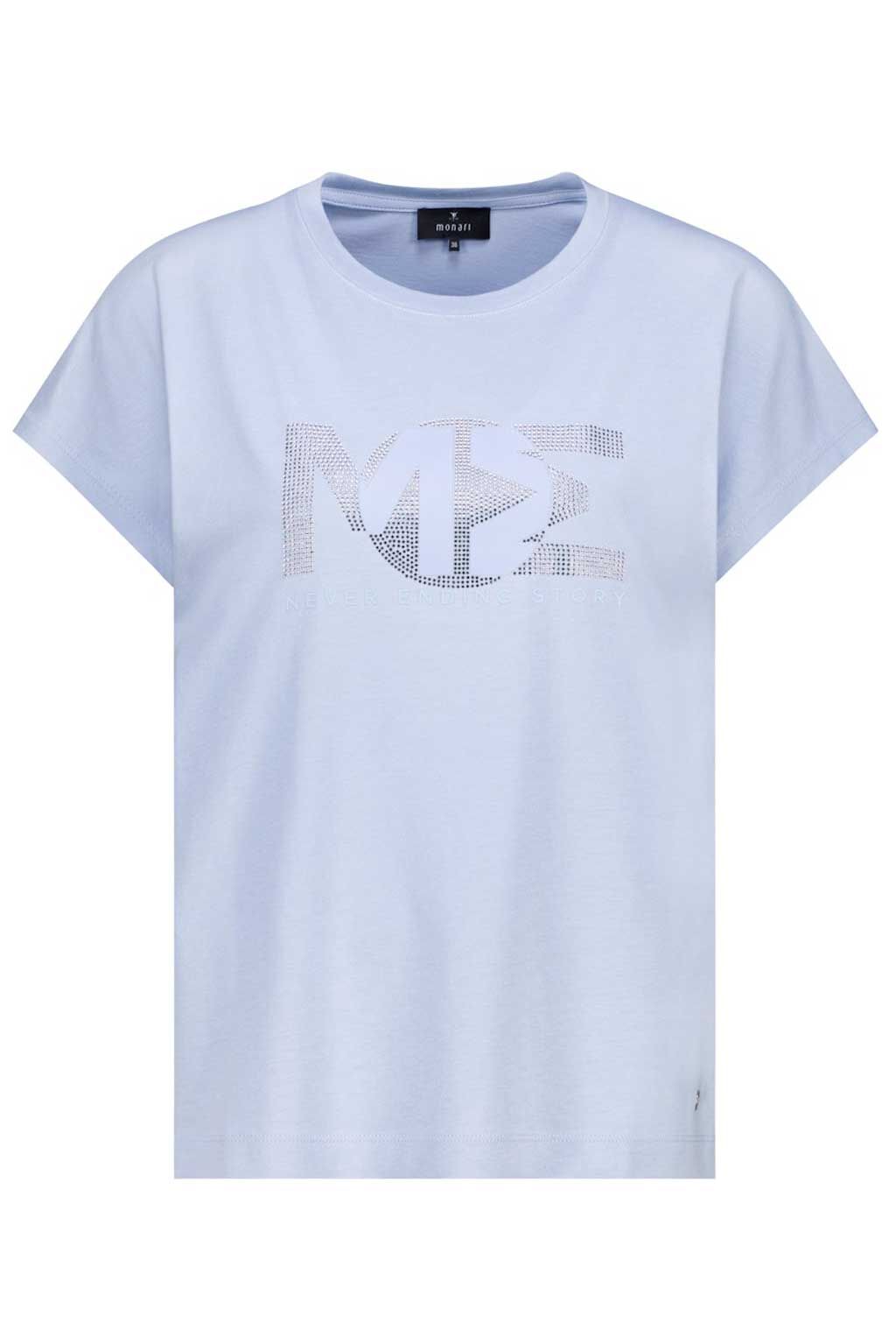 T-Shirt mit Strasssteine T-Shirt mit Strasssteine