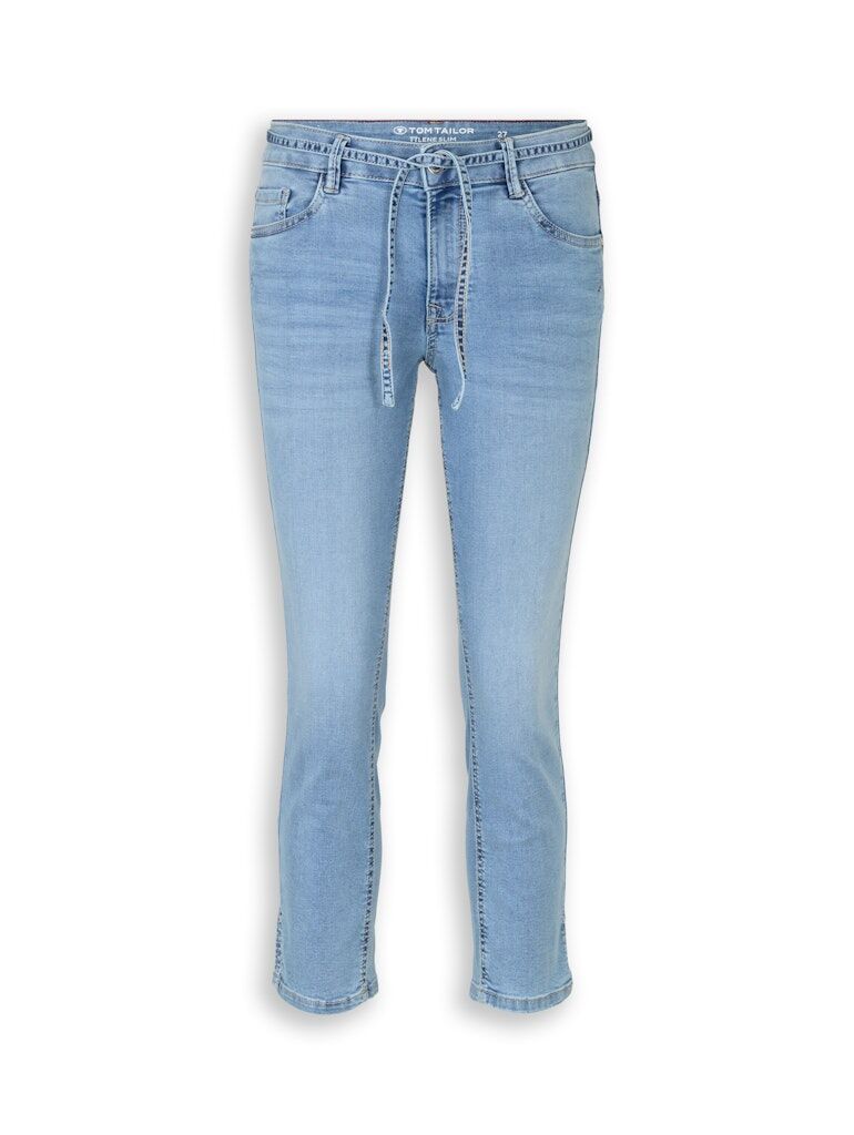 Jeans mit Bindegürtel Jeans mit Bindegürtel