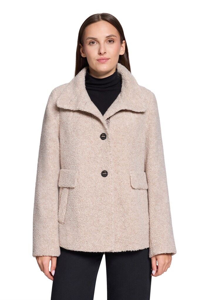 Teddyjacke mit Stehkragen