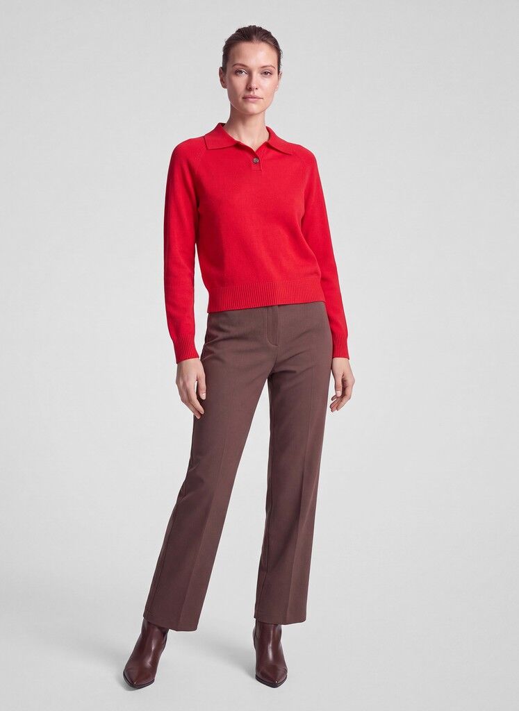 Pullover mit Polokragen Pullover mit Polokragen