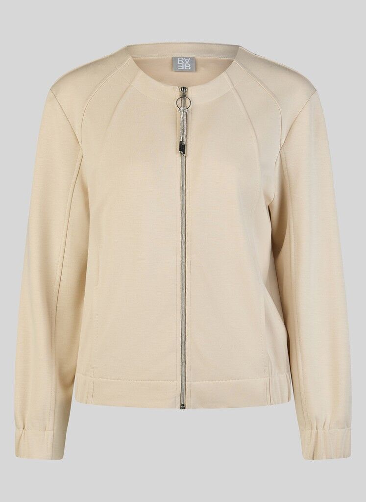 Jacke mit Rundhalsausschnitt Jacke mit Rundhalsausschnitt