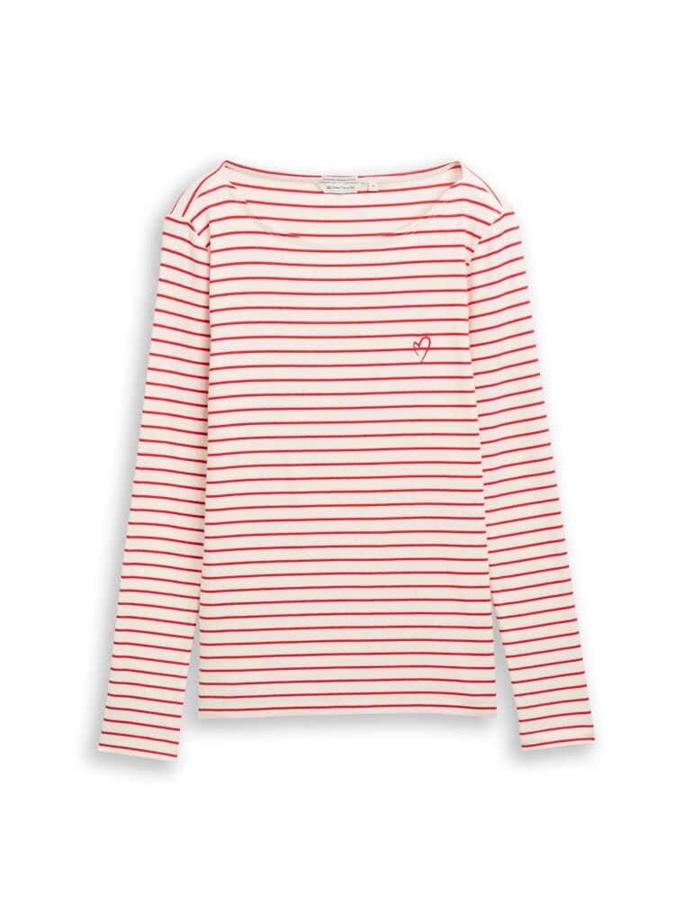 Langarmshirt mit Streifenmuster Langarmshirt mit Streifenmuster
