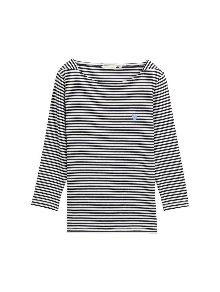 Langarmshirt mit Streifenmuster Langarmshirt mit Streifenmuster