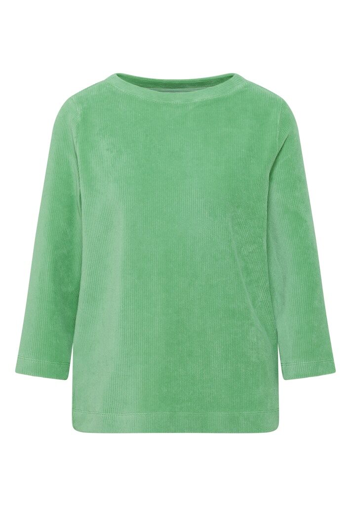 Cordshirt in Unifarbe