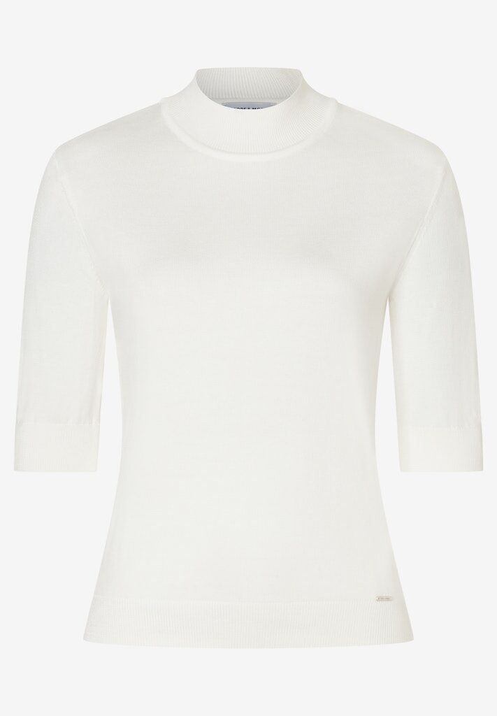 Turtleneck-Pullover mit kurzen Ärmeln Turtleneck-Pullover mit kurzen Ärmeln