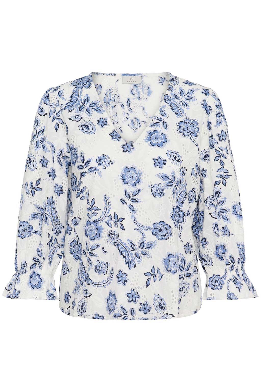 Bluse "Luisa" mit V-Ausschnitt