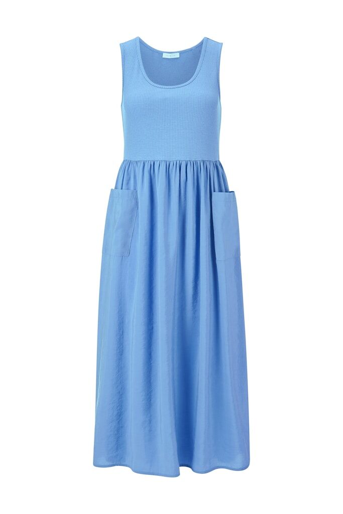 Rich & Royal MatMix Dress with Volant Sleeves Rich & Royal MatMix Dress with Volant Sleeves