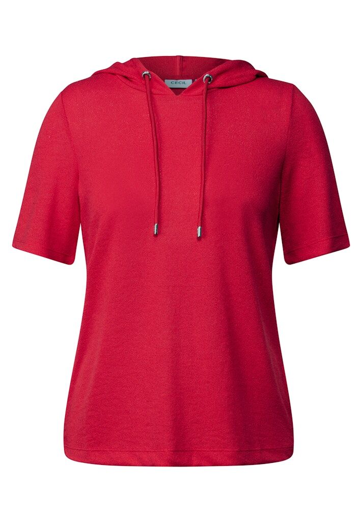 Cecil Crepe Hoodie-Shirt