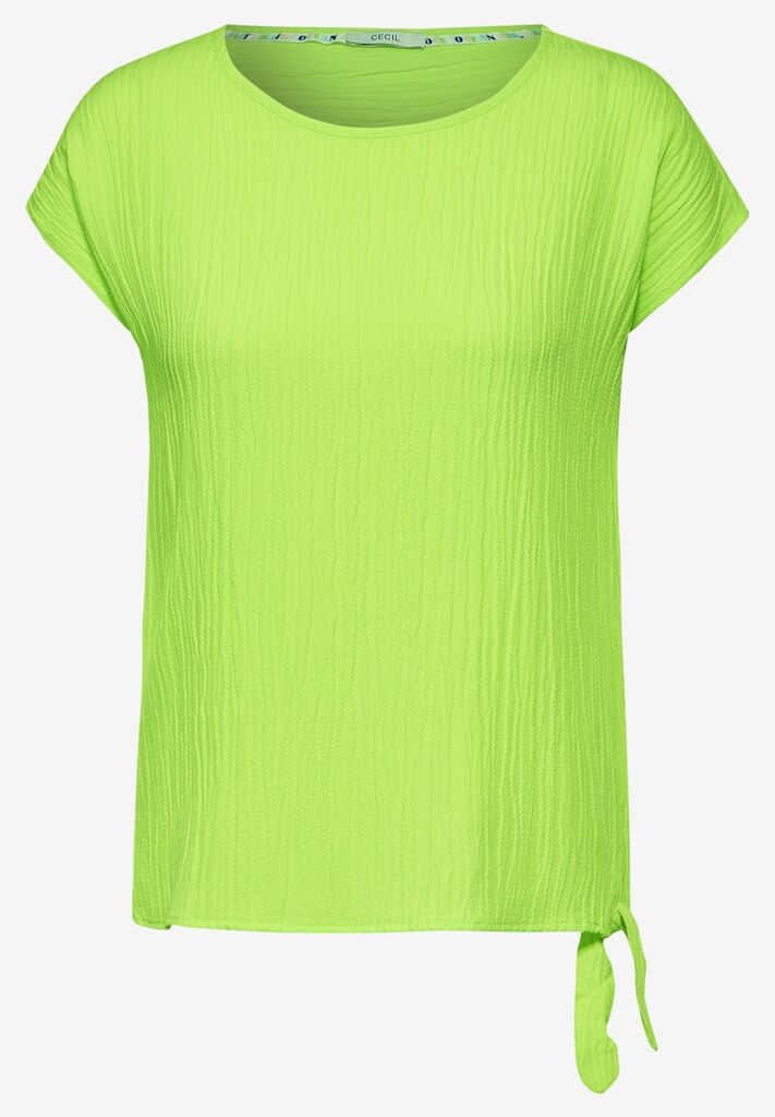 Crepe Knoten Bluse Crepe Knoten Bluse