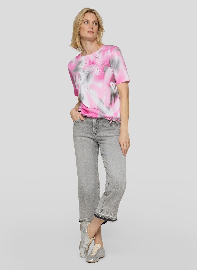 T-Shirt mit Batik-Optik T-Shirt mit Batik-Optik