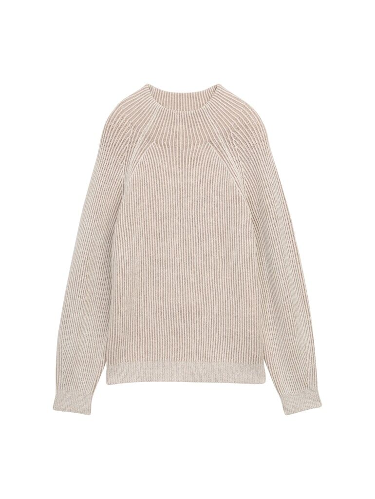 Loose Fit Strickpullover mit Stehkragen Loose Fit Strickpullover mit Stehkragen