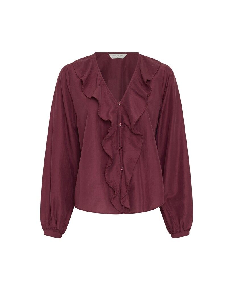 Bluse mit Volants