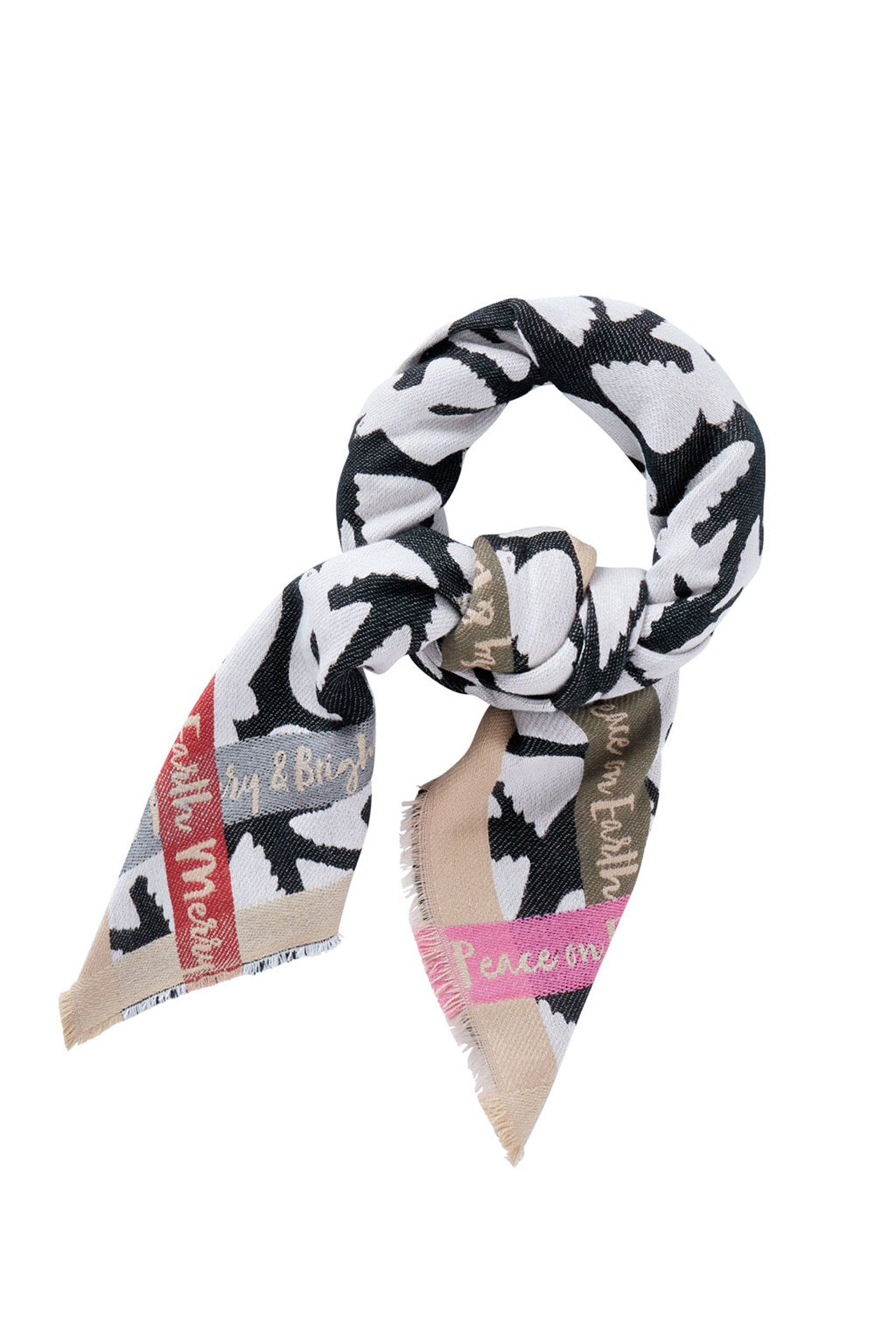 Tuch mit Jaquard-Muster