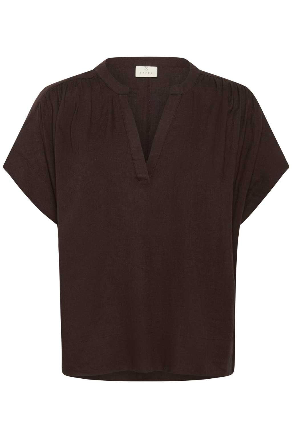 Bluse "Milia" mit V-Ausschnitt